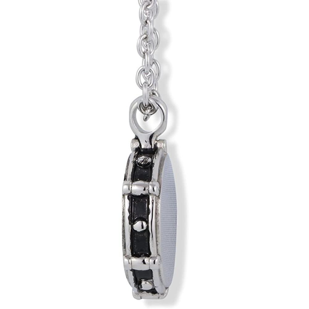 Snare Drum Charm Necklace with Drum Sticks Keychain - Picture 4 of 8